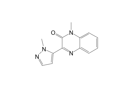 1-METHYL-3-(1-METHYL-1H-PYRAZOL-5-YL)-1H-QUINOXALIN-2-ONE