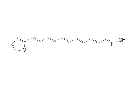 Undeca-2,4,6,8,10-pentaenal, 11-(2-furyl)-, oxime