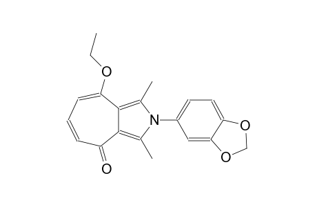 2-(1,3-benzodioxol-5-yl)-8-ethoxy-1,3-dimethylcyclohepta[c]pyrrol-4(2H)-one