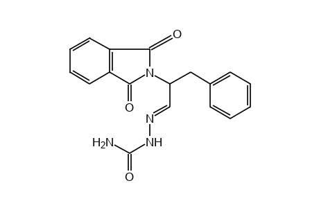 N-(alpha-FORMYLPHENETHYL)PHTHALIMIDE, SEMICARBAZONE