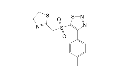 5-(4',5'-DIHYDROTHIAZOL-2'-YL-METHYLSULFONYL)-4-PARA-METHYLPHENYL-1,2,3-THIADIAZOLE