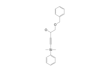 4-(DIMETHYLPHENYLSILYL)-1-(PHENYLMETHOXY)-3-BUTYN-2-OL