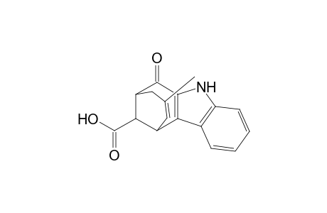 6,7,8,11-tetrahydro-9-methyl-6-oxo-7,11-methano-5H-cyclooct[b]indole-12-carboxylic acid