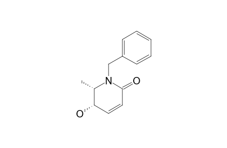 (CIS)-(-)-(5S,6S)-1-BENZYL-5-HYDROXY-6-METHYL-5,6-DIHYDROPYRIDIN-2(1H)-ONE