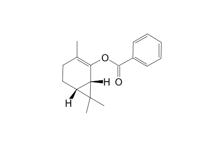 3,7,7-Triimethylbicyclo[4.1.0]hept-2-en-2-yl benzoate