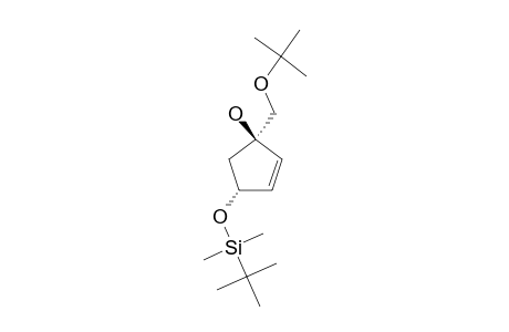 (1S,4R)-1-(TERT.-BUTOXYMETHYL)-4-[(TERT.-BUTYLDIMETHYLSILYL)-OXY]-2-CYCLOPENTEN-1-OL