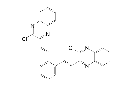 1,2-Bis-[(E)-2-(3-chloro-2-quinoxalinyl)ethenyl]benzol