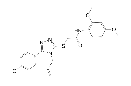 2-{[4-allyl-5-(4-methoxyphenyl)-4H-1,2,4-triazol-3-yl]sulfanyl}-N-(2,4-dimethoxyphenyl)acetamide