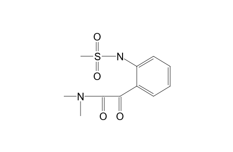 2'-[(DIMETHYLAMINO)GLYOXYLOYL]METHANESULFONANILIDE