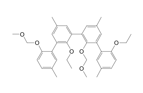 1,1':3',1'':3'',1'''-Quaterphenyl, 2,2''-diethoxy-2',2'''-bis(methoxymethoxy)-5,5',5'',5'''-tetramethyl-