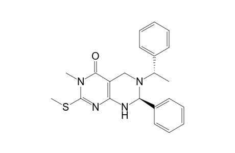 3-Methyl-2-(methylthio)-7(S)-phenyl-6-[(S)-1-phenylethyl]-5,6,7,8-tetrahydropyrimido-[4,5-d]pyrimidin-4(3H)-one