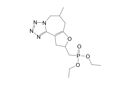 DIETHYL-[(6,7,9,10-TETRAHYDRO-6-METHYL-5H-FURO-[3,2-C]-TETRAZOLO-[1,5-A]-AZEPIN-9-YL)-METHYL]-PHOSPHONATE