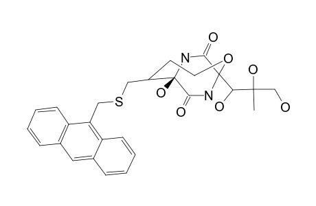 5A-(ANTHRACEN-9-YL-METHYLSULFANYL)-DIHYDROBICYCLOMYCIN;MAJOR-DIASTEREOMER