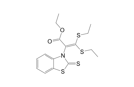 3,3-BIS-(ETHYLTHIO)-2-(2-THIOXO-BENZO-2H-1,3-THIAZOL-3-YL)-ACRYLIC_ACID-ETHYLESTER