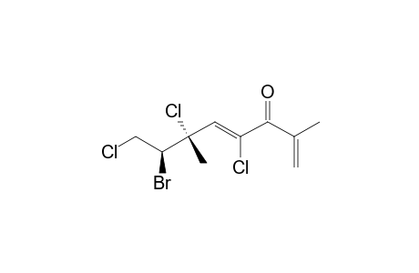 7-BROMO-4,6,8-TRICHLORO-2,6-DIMETHYL-1,4-OCTADIEN-3-ONE