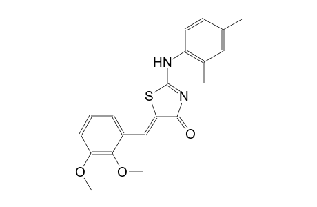 (5Z)-5-(2,3-dimethoxybenzylidene)-2-(2,4-dimethylanilino)-1,3-thiazol-4(5H)-one