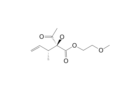 (2R*,3S*)-2'-METHOXYETHYL-2-ACETYL-2-HYDROXY-3-METHYLPENT-4-ENOATE