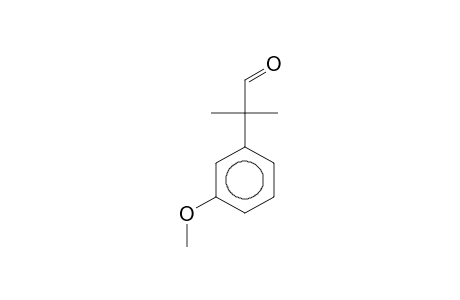 2-(3-Methoxyphenyl)-2-methyl-propanal