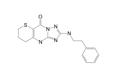 7,8-DIHYDRO-2-(2-PHENYLETHYLAMINO)-9H,10H-THIOPYRANO-[3,2-D]-1,2,4-TRIAZOLO-[1,5-A]-PYRIMIDIN-5-ONE