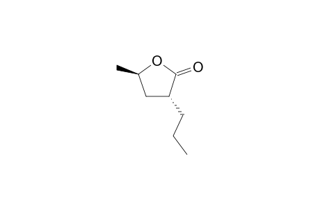 (2R*,4R*)-4-METHYL-2-PROPYL-4-BUTANOLIDE