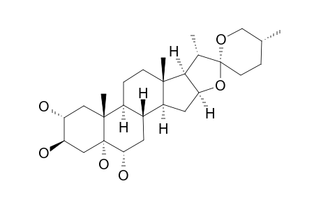 ALLIOGENIN;5-ALPHA-SPIROSTAN-2-ALPHA,3-BETA,5-ALPHA,6-ALPHA-TETROL