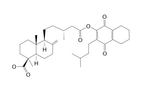 DIHYDROPRENYL-5,6,7,8-TETRAHYDROLAPACHOYL-JUNICEDRATE