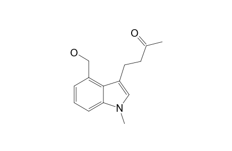 4-(4'-HYDROXYMETHYL-1'-METHYLINDOL-3'-YL)-2-BUTANONE