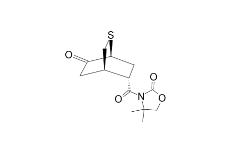 (1'S*,4'S*,5'S*)-4,4-DIMETHYL-3-(2'-THIABICYCLO-[2.2.2]-OCTAN-7'-ONE-5'-CARBONYL)-2-OXAZOLIDINONE