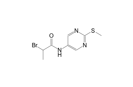 2-Bromanyl-N-(2-methylsulfanylpyrimidin-5-yl)propanamide