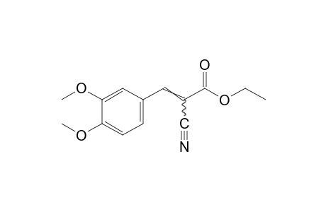 a-cyano-3,4-dimethoxycinnamic acid, ethyl ester