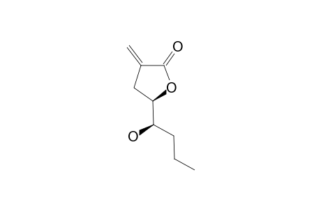 (5R*,1'R*)-5-(1'-HYDROXYBUTYL)-3-METHYLIDENETETRAHYDRO-2-FURANONE