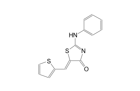 (5Z)-2-anilino-5-(2-thienylmethylene)-1,3-thiazol-4(5H)-one