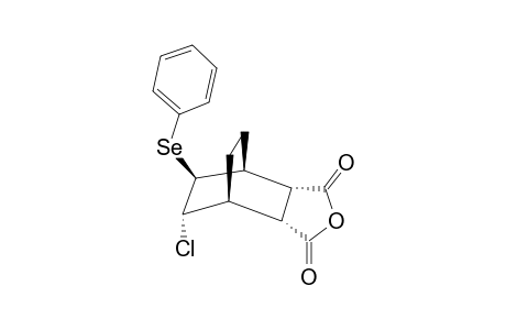 5-endo-Chlor-6-exo-(phenylselenyl)-endo-bicyclo-[2.2.2]-octan-2,3-dicarboxylic, anhydride