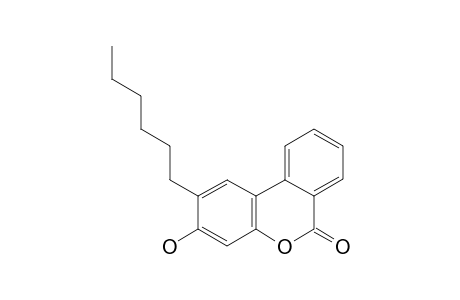 2-HEXYL-3-HYDROXY-6H-DIBENZO-[B,D]-PYRAN-6-ONE