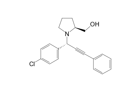 ((S)-1-((S)-1-(4-chlorophenyl)-3-phenylprop-2-yn-1-yl)pyrrolidin-2-yl)methanol