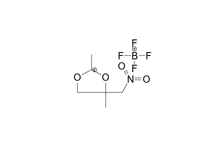 2,4-DIMETHYL-4-NITROMETHYL-1,3-DIOXOLAN-5-YLIUM TETRAFLUOROBORATE