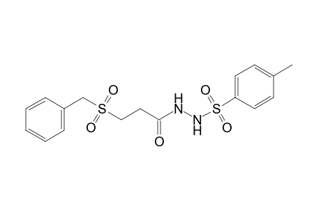 1-[3-(benzylsulfonyl)propionyl]-2-(p-tolylsulfonyl)hydrazine