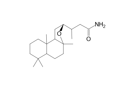 (12R)-8.alpha.,12-epoxylabdan-15-amides