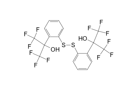 Bis[2-[1-(trifluoromethyl)-1-hydroxy-2,2,2-trifluoroethyl]phenyl]disulfide