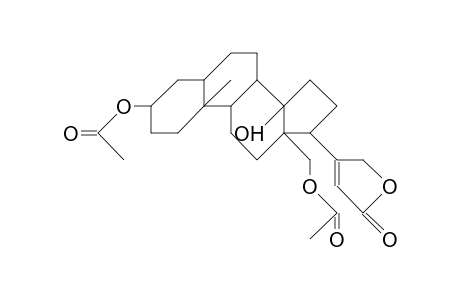 18-Acetoxydigitoxigenin-3.beta.-O-acetat, (5.beta.-H)