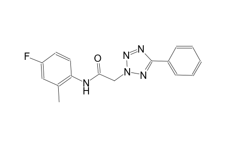 N-(4-fluoro-2-methylphenyl)-2-(5-phenyl-2H-tetraazol-2-yl)acetamide