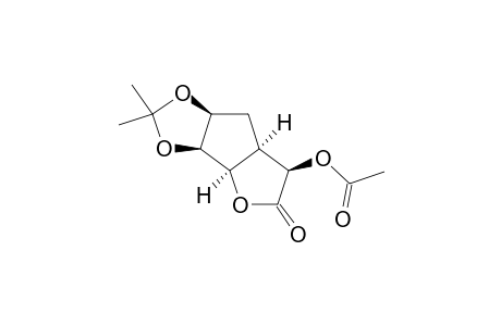 (1S,5S)-4-(S)-O-ACETYL-7-(R),8-(R)-O-ISOPROPYLIDENE-2-OXABICYCLO-[3.3.0]-OCT-3-ONE