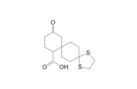 1,4-Dithiadispiro[4.2.5.2]pentadecane-9-carboxylic acid, 12-oxo-