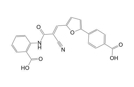 2-({(2E)-3-[5-(4-carboxyphenyl)-2-furyl]-2-cyano-2-propenoyl}amino)benzoic acid