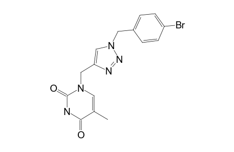 1-[[1-(4-BROMOBENZYL)-1H-1,2,3-TRIAZOL-4-YL]-METHYL]-5-METHYL-PYRIMIDINE-2,4-(1H,3H)-DIONE