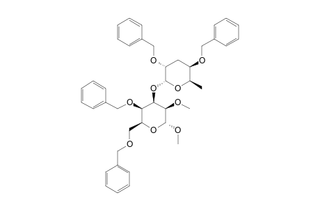 METHYL-4,6-DI-O-BENZYL-3-O-(2,4-DI-O-BENZYL-3,6-DIDEOXY-ALPHA-D-XYLO-HEXOPYRANOSYL)-2-O-METHYL-ALPHA-D-TALOPYRANOSIDE