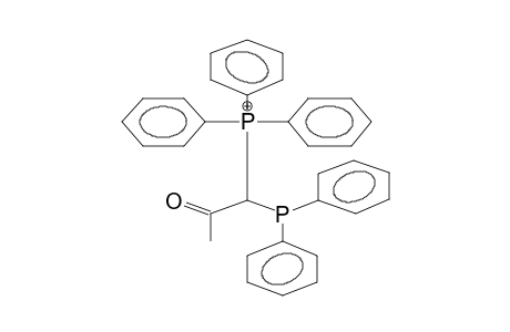 TRIPHENYLPHOSPHONIUM ALPHA-ACETYL-ALPHA-DIPHENYLPHOSPHINOMETHYLIDE,PROTONATED (ISOMER 2)