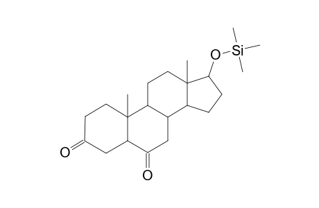 5.ALPHA.-ANDROSTAN-17.BETA.-OL-3,6-DIONE(17.BETA.-TRIMETHYLSILYL ETHER)