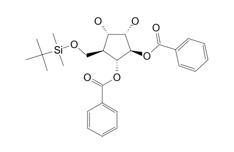 3,4-DIBENZOYLOXY-1,2-DIHYDROXY-5-TERT.-BUTYLDIMETHYLSYLOXYMETHYLCYCLOPENTANE