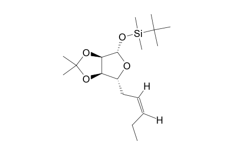 (1R,2S,3S,4S)-1-[(TERT.-BUTYL)-DIMETHYLSILYLOXY]-TETRAHYDRO-2,3-(ISOPROPYLIDENEDIOXY)-4-[(Z)-PENT-2-ENYL]-FURAN